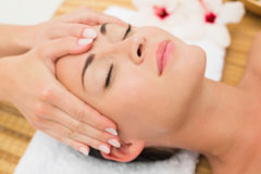 Facial reflexology and facelift massage
