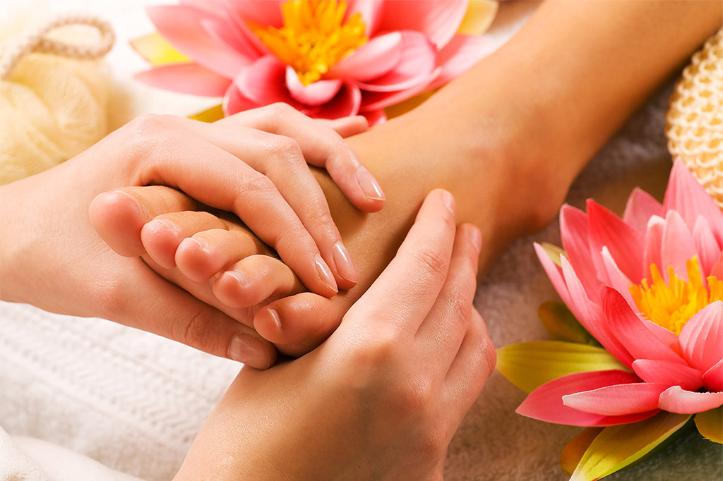 Reflexology treatment